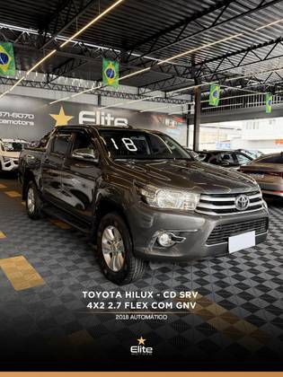 TOYOTA HILUX 2.7 SRV 4X2 CD 16V FLEX 4P AUTOMÁTICO